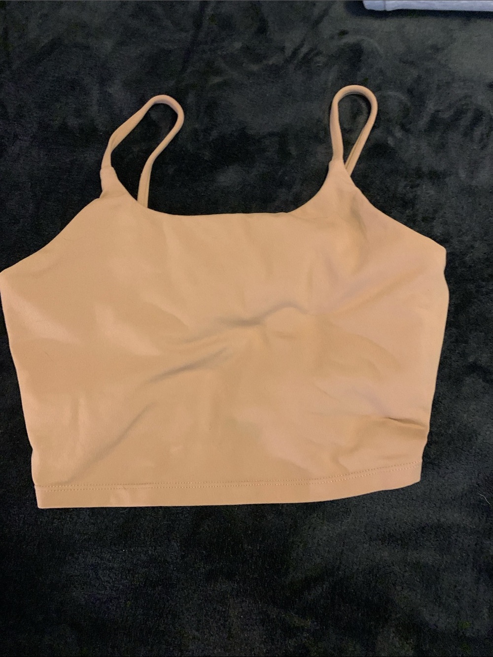 Avia Beige Nude Sport Crop Bralette